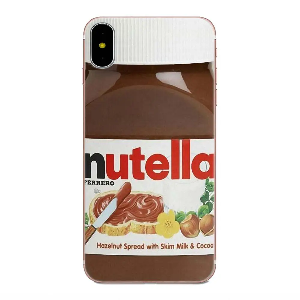 Чили таблетки шоколад Nutella мягкий художественный принт для Xiaomi Mi3 Mi4 Mi4C Mi4i Mi5 Mi 5S 5X 6