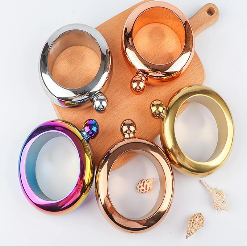 Высокое качество браслет бутылка 3 5 унц. вина фляжка для виски Алкоголь 100 мл