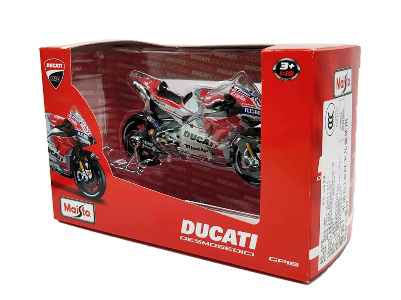 Maisto 1:18 Ducati Desmosedici#04 Andrea Dovizioso Racing Diecast Motorcycle