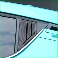 for toyota ch r chr 2016 2017 2018 abs rear window blind shades louver frame sill molding cover sticker trim car styling