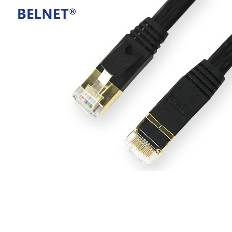 5 м 20 CAT7 сетевой плоский кабель RJ45 OFC экранированная витая пара gige Gigabit Ethernet Патч