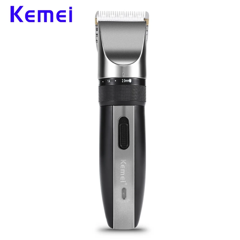 Kemei профессиональная перезаряжаемая стрижка титановое керамическое лезвие