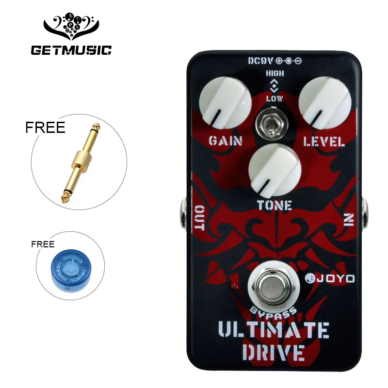 Joyo JF-02 Ultimate Drive электрогитара педаль эффект коробка с истинным Bypass+ один MOOER PC-Z разъем педали и одна крышка
