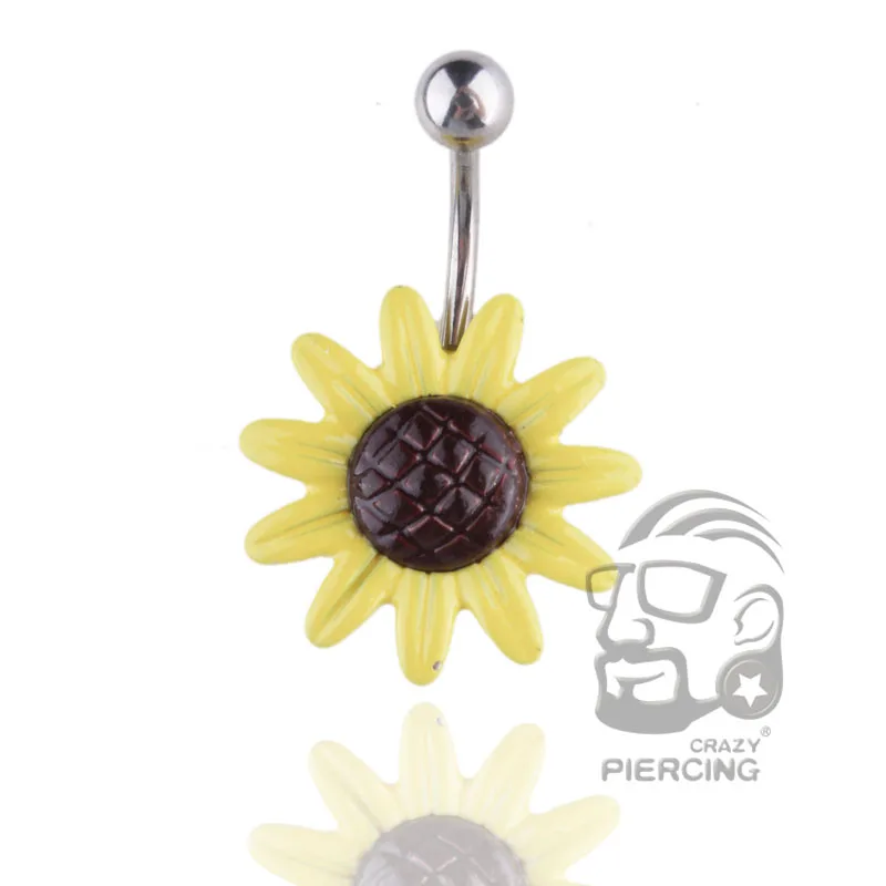 Желтые или белые кольца в виде подсолнуха | Украшения и аксессуары