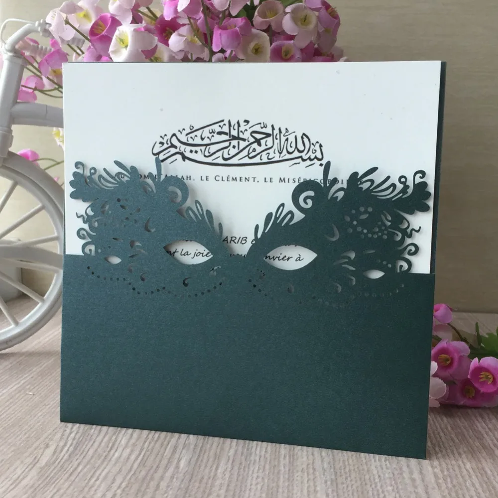 50 шт. карнавальные пригласительные приглашения на свадьбу|Открытки и