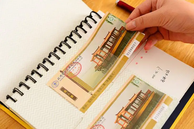 Женская книга интерлистный альбом Вмещает 100 шт. билетов концертов фильмов