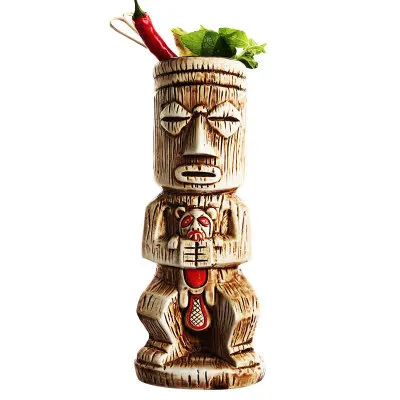 Hawaii Tiki кружки, Коктейльные кружки, пивные кружки для напитков, кружки для вина, керамические кружки Tiki