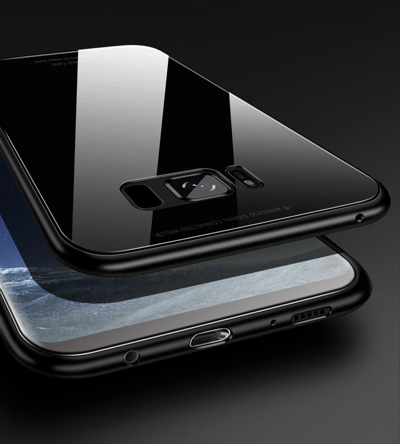 Самый популярный стеклянный чехол-накладка с защитой от царапин для Samsung Galaxy S8