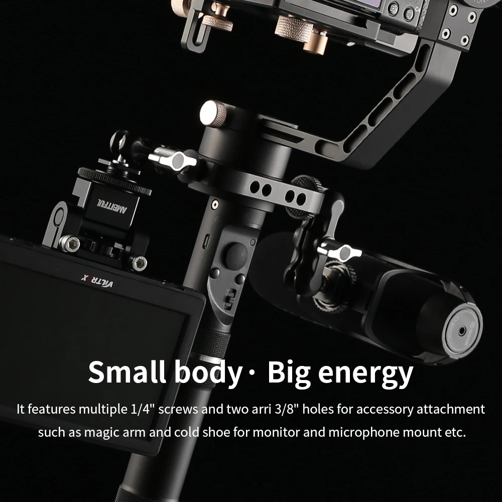 AMBITFUL DSLR камера видео монитор стабилизатор стержень зажим для крана V2 кран плюс м