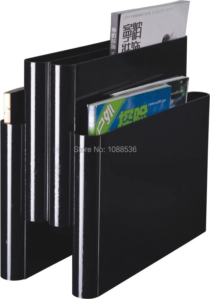 Современный дизайн стойка для журналов в гостинной книга организованная полка