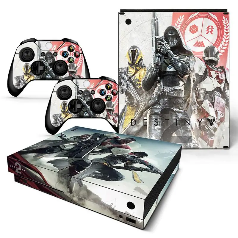 Стильный Дизайн Виниловая наклейка для xbox ONE X игровая консоль+ 2 контроллера Защитная крышка