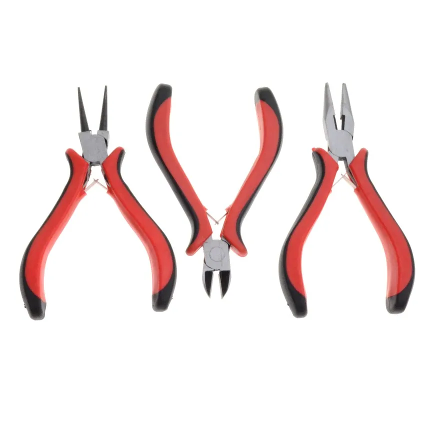 3 шт./компл. стальные плоскогубцы для ювелирных изделий|Инструменты и