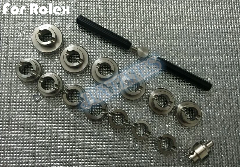 Case Back Opener Remover Wrench Tool Set Rlx Watch Use 13 Die Leather for Repair | Наручные часы