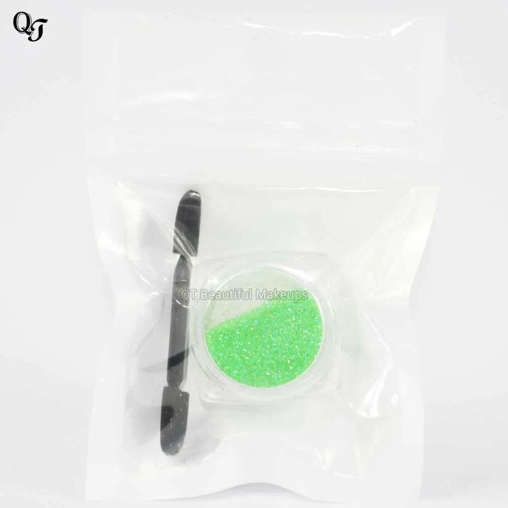 1 коробка зеленых мини тонких блесток для ногтей украшение и блеск