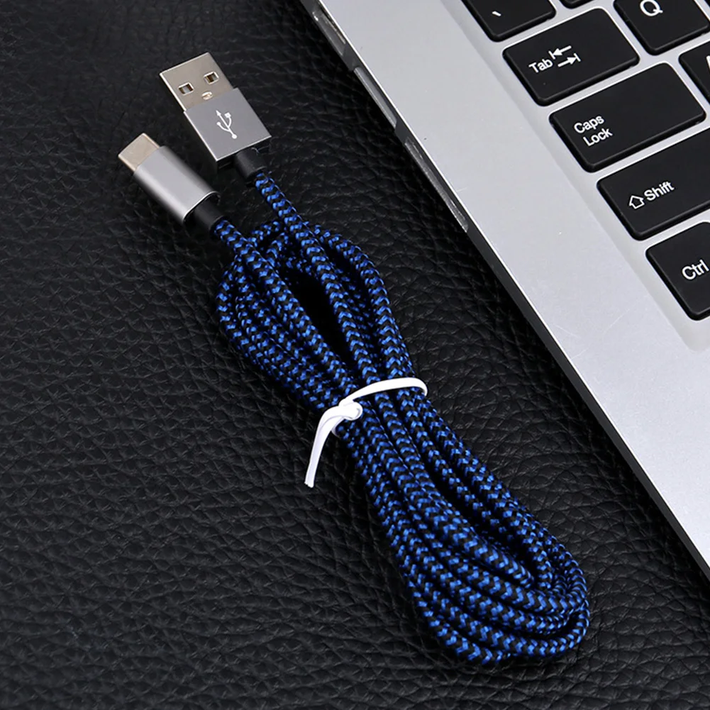 Дата кабель Прочный Удобный Быстрая зарядка нейлон тип c Micro USB аксессуары для