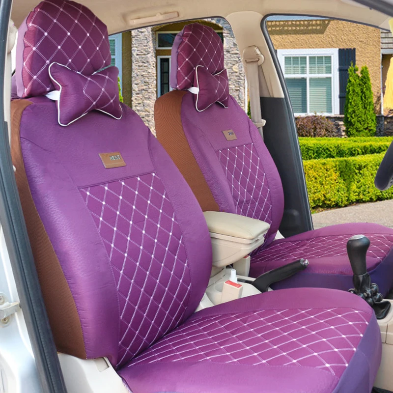 High Quality Car seat cover for Cadillac all models ATS CT XT SRX black/red/beige/gray/purple car accessories auto sticker | Автомобили и