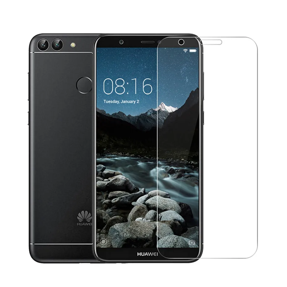 2 шт. 9 H Премиум Закаленное стекло для huawei P Smart экран протектор Enjoy 7 s закаленное