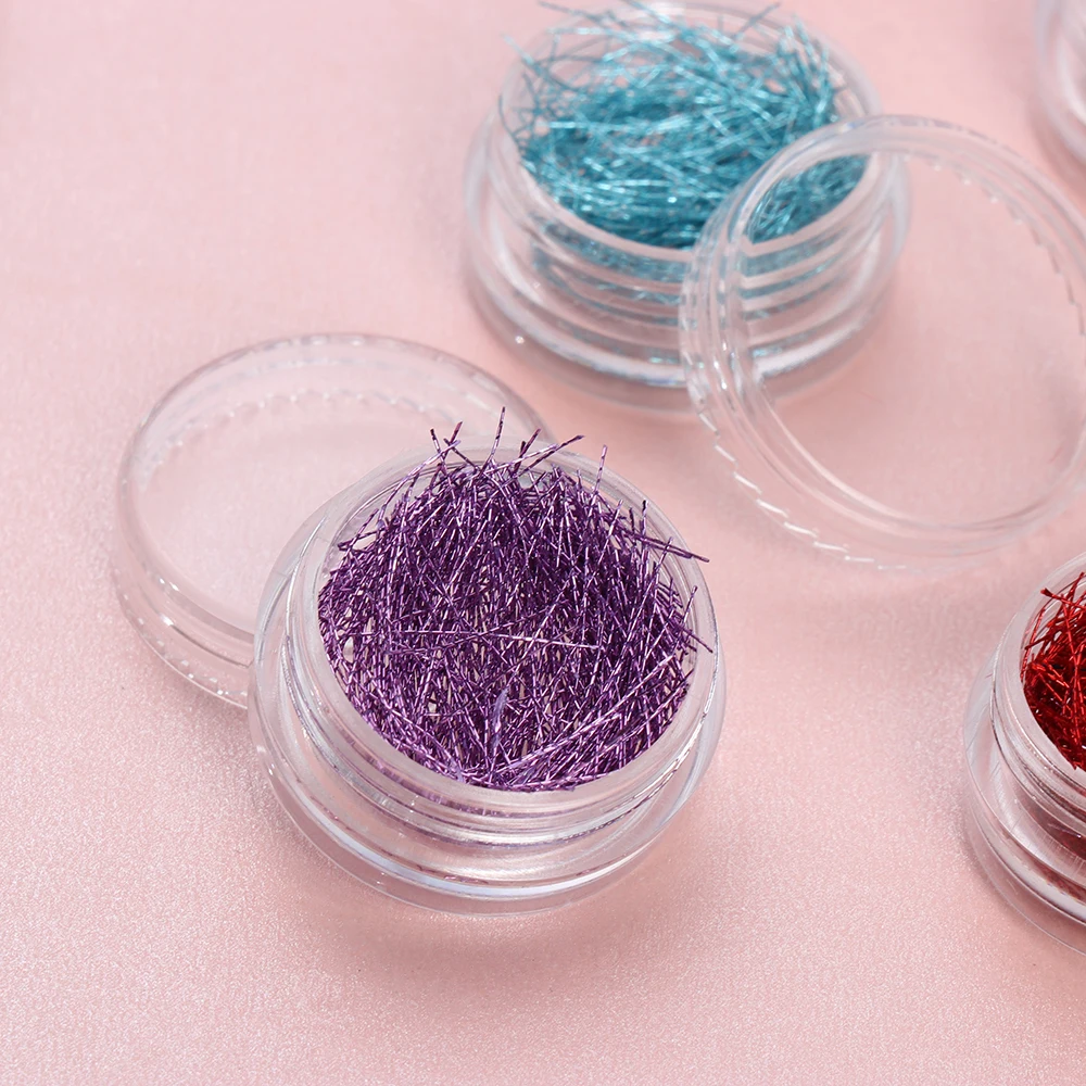 1 коробка полосы русалки линии для украшения ногтей золото серебро