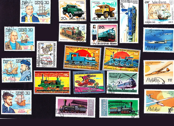 20 шт./упак. марки для транспортных средств самолетов автомобилей поездов и