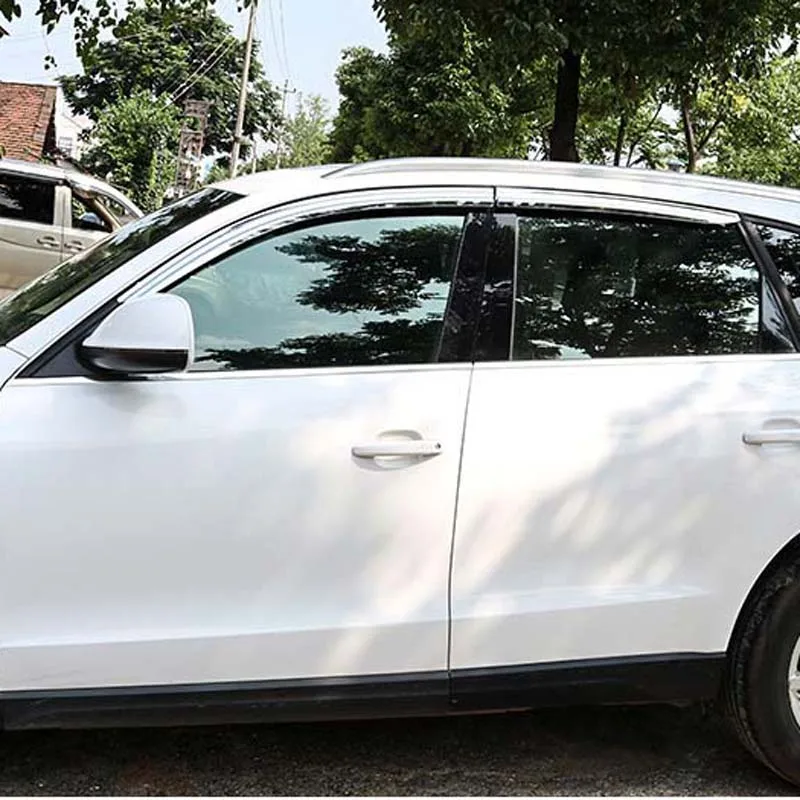 1 комплект новый хромированный козырек от солнца и дождя для Audi Q5|Навесы укрытия| |
