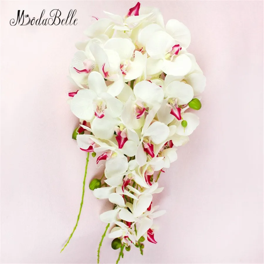 Пасторальный Свадебный букет для невесты Modabelle Водопад подружки из