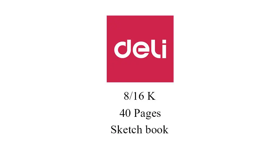 Deli 8 K/16 K Профессиональный спиральный альбом для рисования, школы, офиса, канцелярские принадлежности, художественные принадлежности, copic, дизайнерские блокноты для путешествий