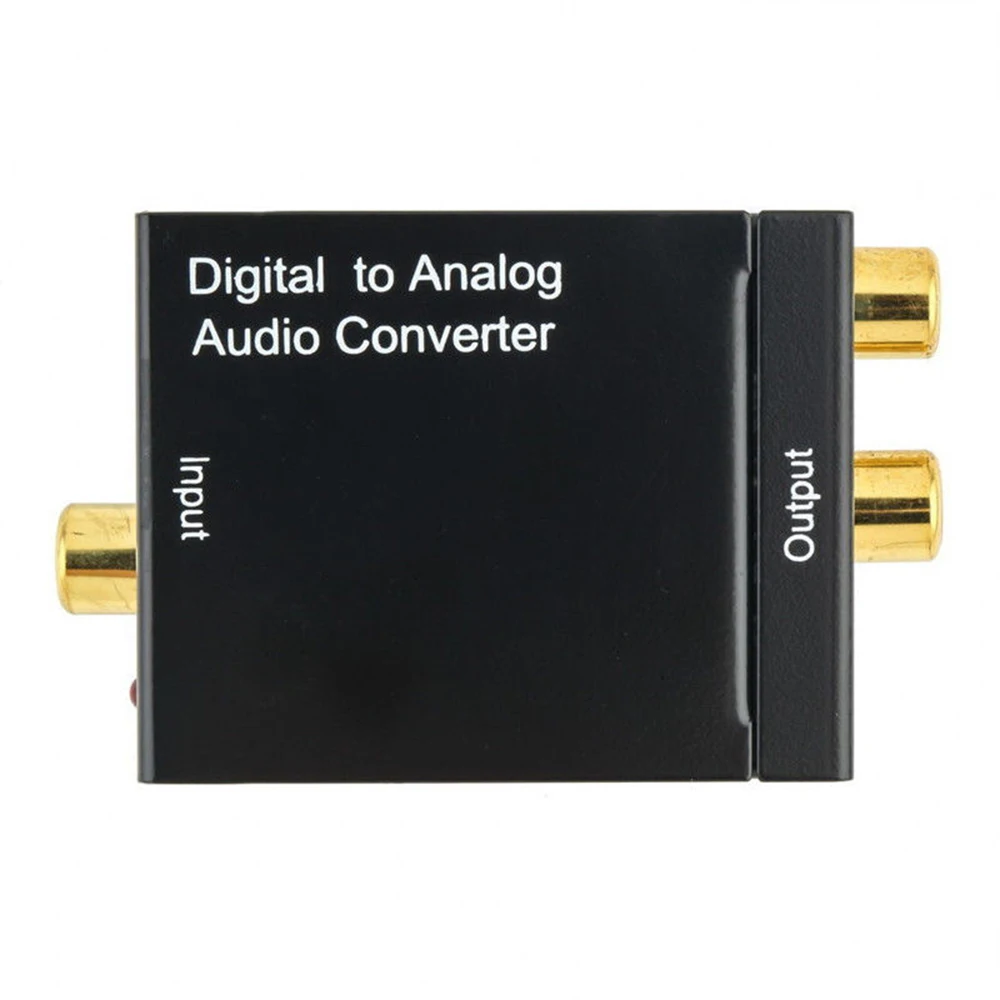 

Optical Amplifier Decoder Optical Fiber Coaxial RCA Toslink Signal To Analog Audio Converter RCA Digital to Analog Audio Adapter