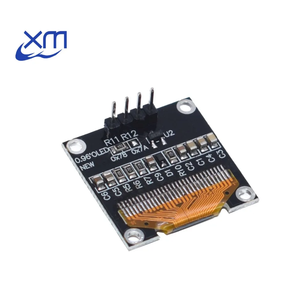 0,96 дюймов IIC Серийный белый OLED дисплей модуль 128X64 IEC SSD1306 12864 плата с ЖК-экраном GND VCC SCL SDA 0,9" для arduino oled