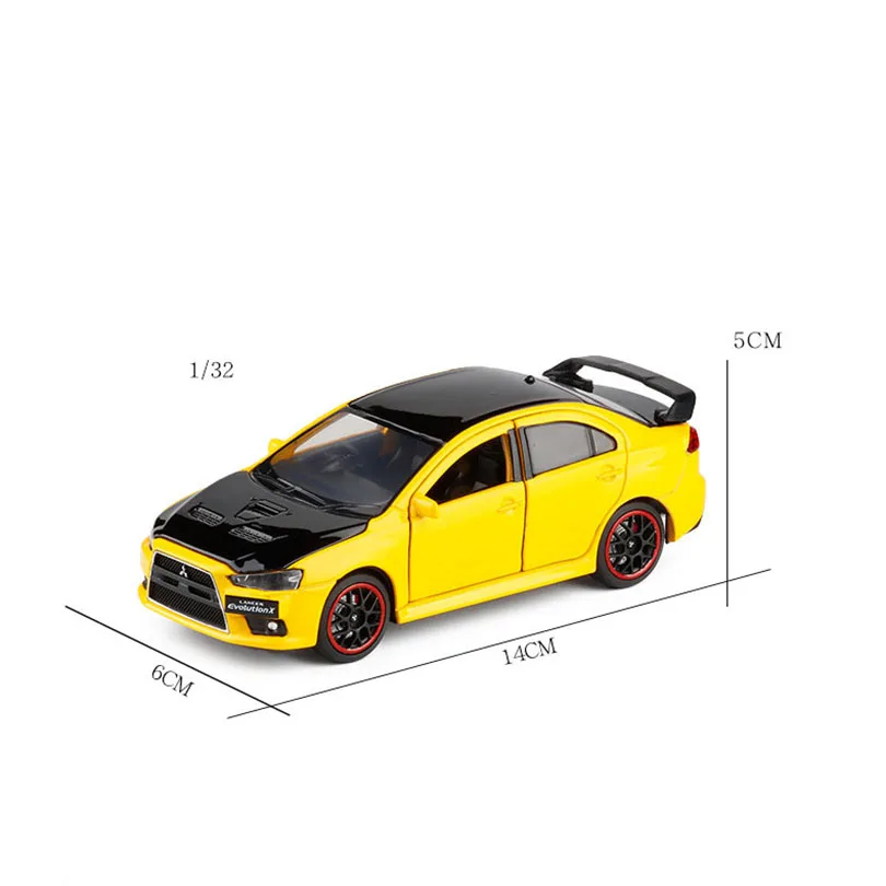 Модель игрушечного автомобиля LANCER EVO X 1/32 модель из сплава детские игрушки