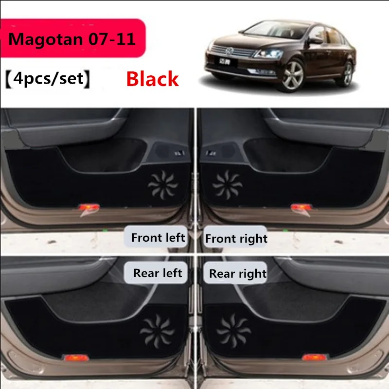 TAIJS анти kick двери автомобиля мат для Volkswagen Magotan 2007 2011 4 шт./компл. авто Пыль Защитная