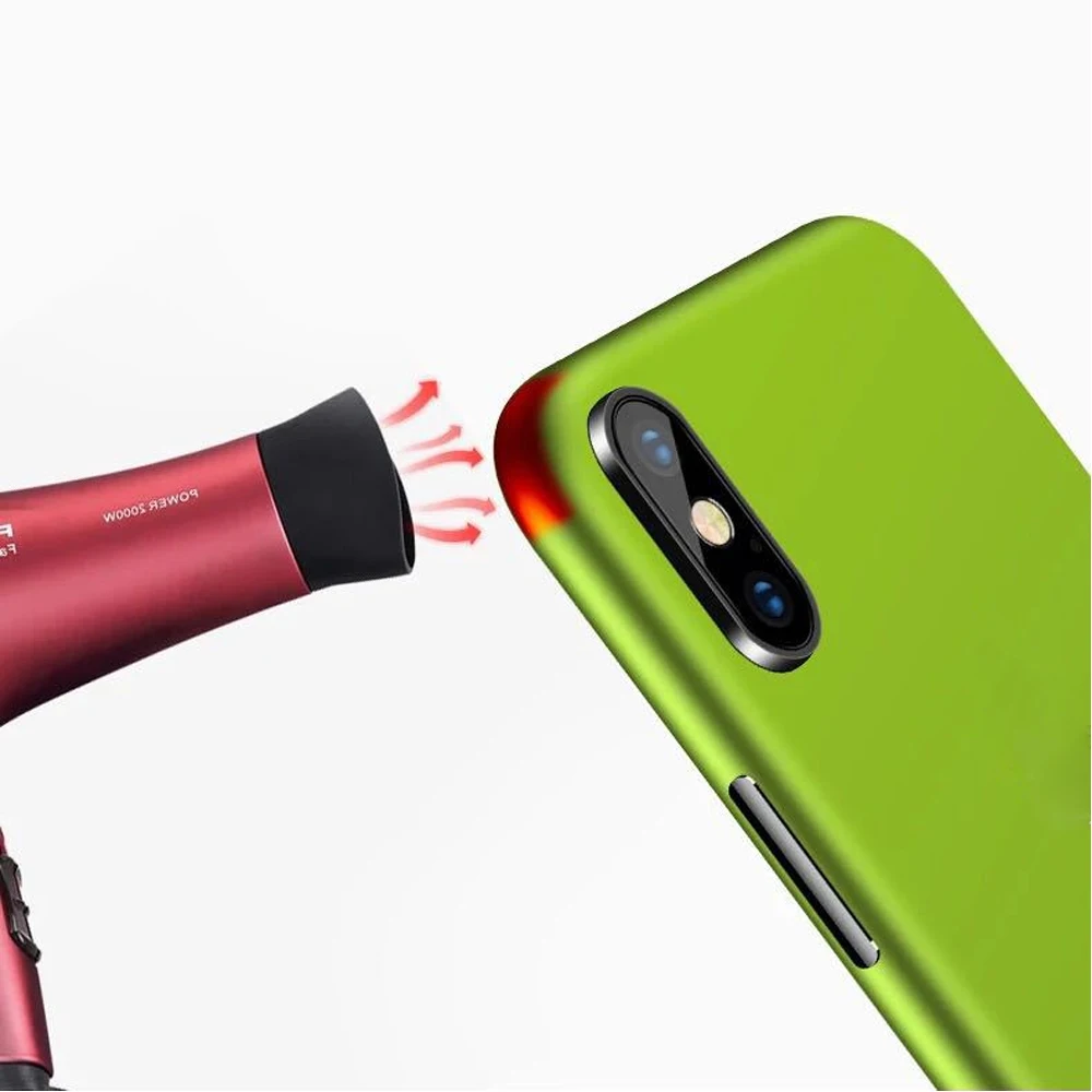 Прочный ПВХ телефон наклейка s для iPhone 8 6S 7 Plus задняя защитная пленка XS X клей Pegatinas