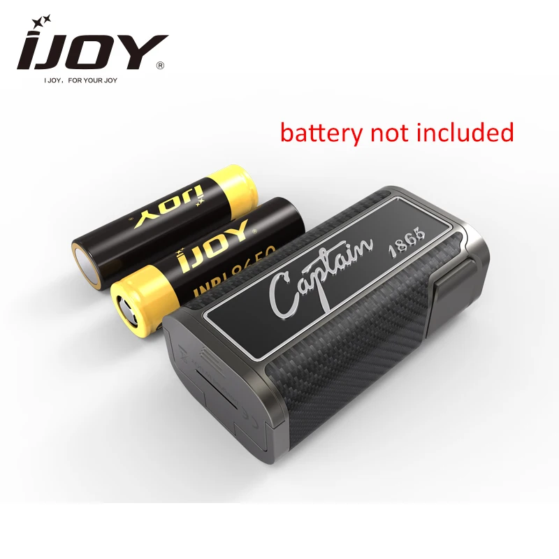 Оригинальный IJOY капитан 1865 коробка мод 162 Вт выход 0 96 дюймов OLED и огромный дисплей
