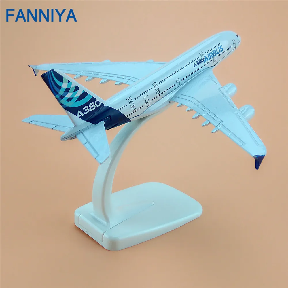 Модель самолета ProtoMech Air Airbus 380 A380 Airlines модель 16 см из металлического сплава