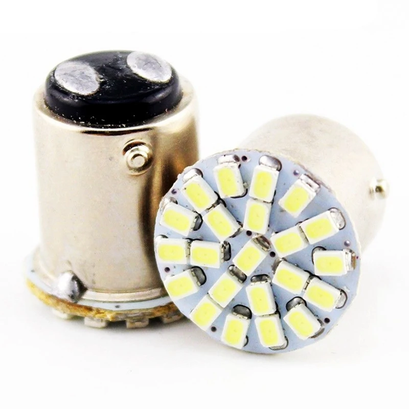 1157 P21/5 Вт BAY15D 22 SMD 3014 Светодиодный авто хвост боковой индикатор светильник s