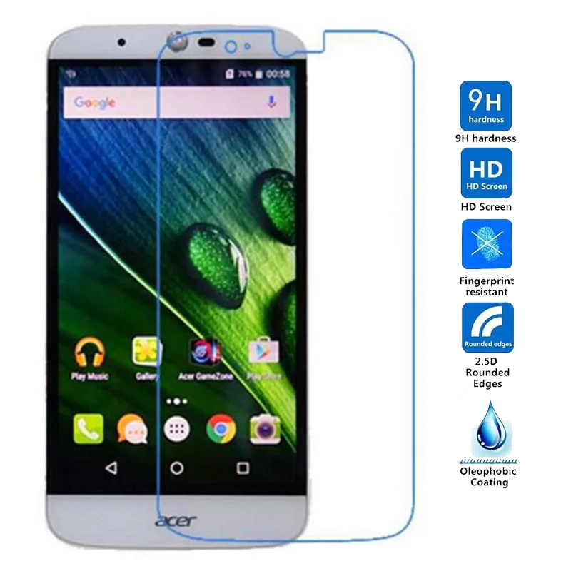 For Acer Z628 2 шт закаленная Защитная стеклянная пленка для экрана для acer Liquid Zest Plus Z628 стекло для acer Liquid Z6E X2 Z525 Z320 M330 E3 пленка - Цвет: For Acer Z628