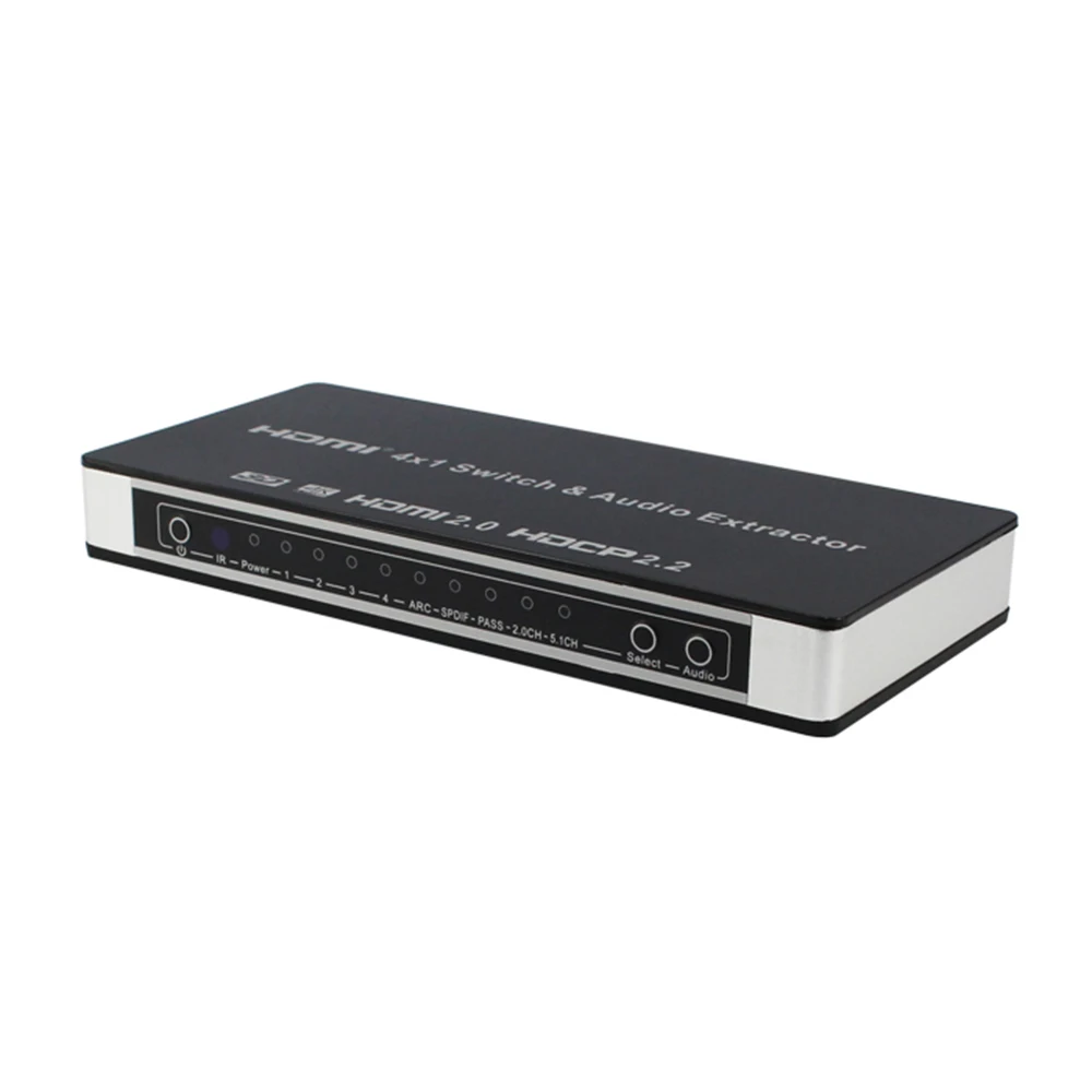 KVM коммутатор HDMI 4 в 1 выход Hdmi аудио сплиттер HDMI2.0 HDCP2.2 версия 4K 60HZ видео