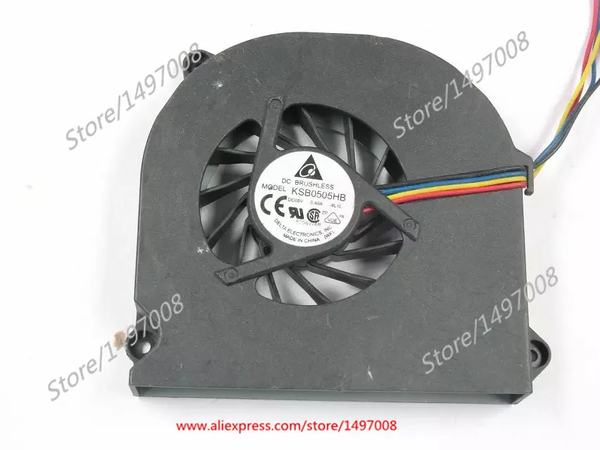 Delta Electronics KSB0505HB 8L1L DC 5V 0.40A 4 проводной Сервер вентилятор охлаждения|blower fan|server fanblower