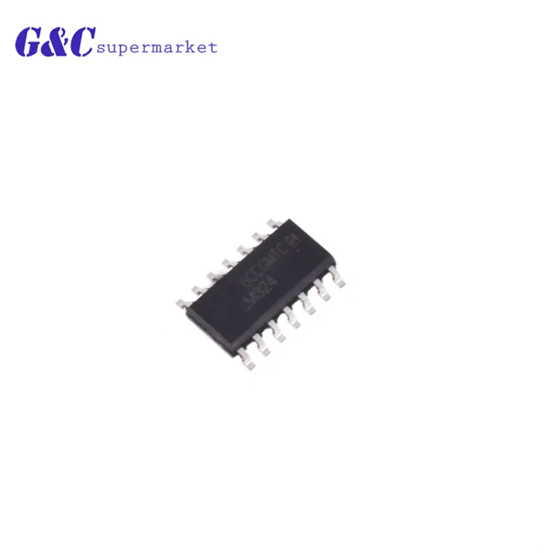 10 шт./лот LM324DR SOP14 LM324 SOP SMD LM324DR2G LM324DT Новый и оригинальный IC в наличии | Электронные