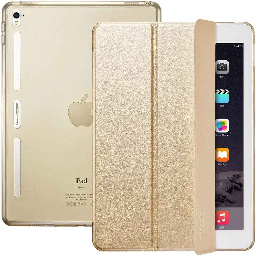 Для iPad Pro 9,7 чехол ТПУ Мягкий край ESR смарт-чехол для Apple iPad Pro 9,7 дюйма чехол из искусственной кожи A1673/A1674/A1675