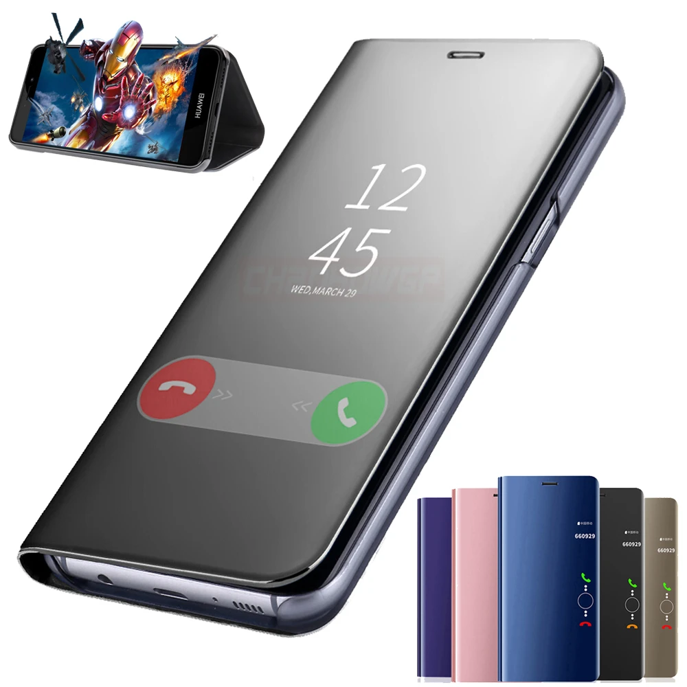 Флип чехол для Huawei P20 P10 P9 P8 Lite 2017 P Smart Plus Honor 7A 7C Pro Y9 2019 Y5 Y6 Prime 2018 Mate 8X 9 View 10