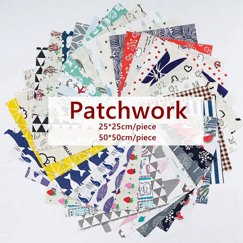 Бесплатная доставка полиэстер грубая льняная ткань с печатным рисунком для