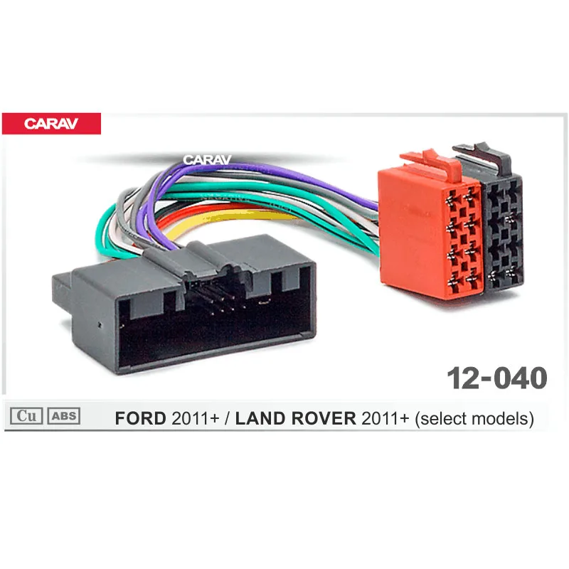 CARAV 12 040 ISO радио для FORD (выбранные модели) LAND ROVER Проводка F образный провод кабель