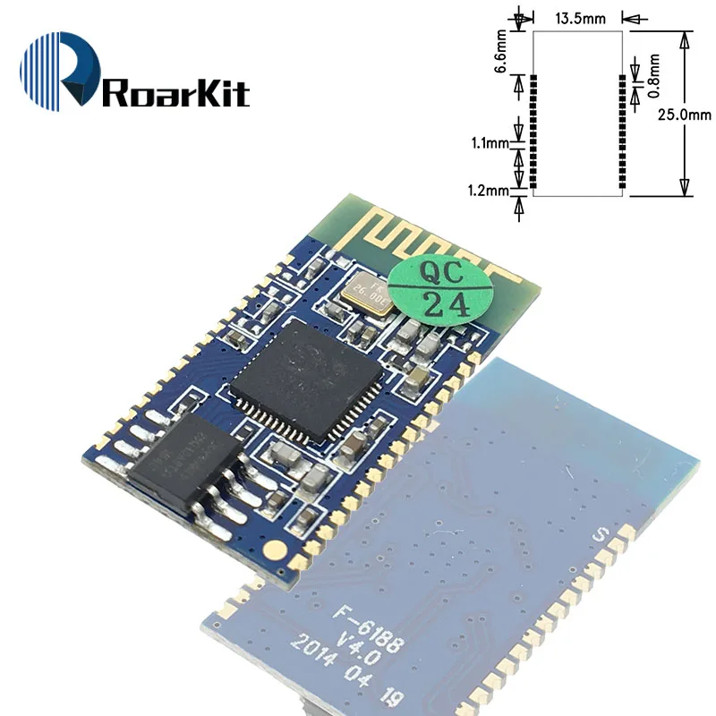 Bluetooth стерео аудио модуль передачи BK8000L Плата расширения AT команды SPP Bluetooth динамик усилитель DIY