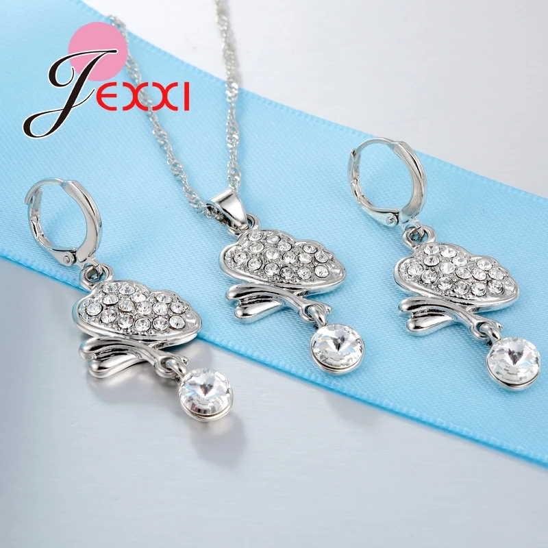 Романтические свадебные аксессуары из стерлингового серебра 925 пробы