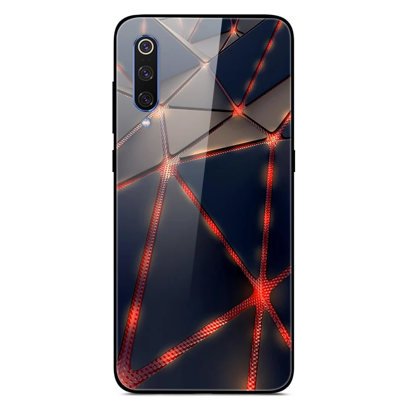 Чехол из закаленного стекла для Xiaomi Mi 9, чехол, стеклянная крышка для Xiaomi Mi 9 SE, чехол, силиконовый бампер, чехол для Xiaomi Mi CC9 Pro 9 Lite