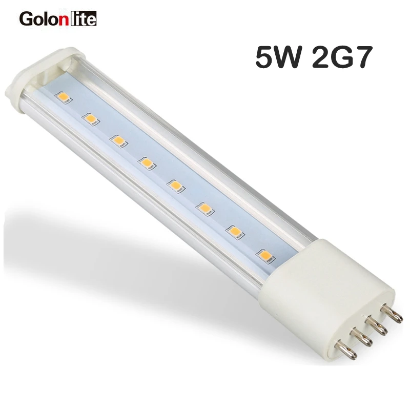 Golonlite светодиодный cfl 2 контактный замена лампы 9w CFL 3 Вт 4 7 8 5 Пожалуйста дневного