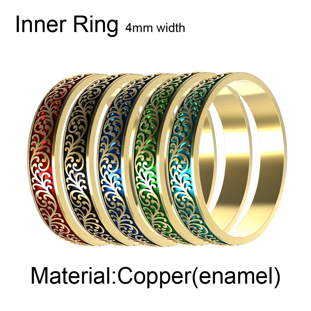 Фигурка Floya в римском стиле штабелируемое заполненное кольцо золотые медные