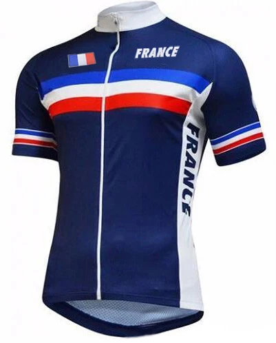 only jersey Популярный Спортивный французский hombre Велоспорт Джерси ciclismo Одежда для езды на велосипеде Майо нагрудник шорты cullot 9D гелевая подкладка задние карманы приятный материал - Цвет: only jersey