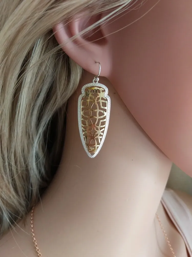 Висячие серьги подвески из сплава с большой стрелкой|drop earrings|earrings dropscolorful dropping