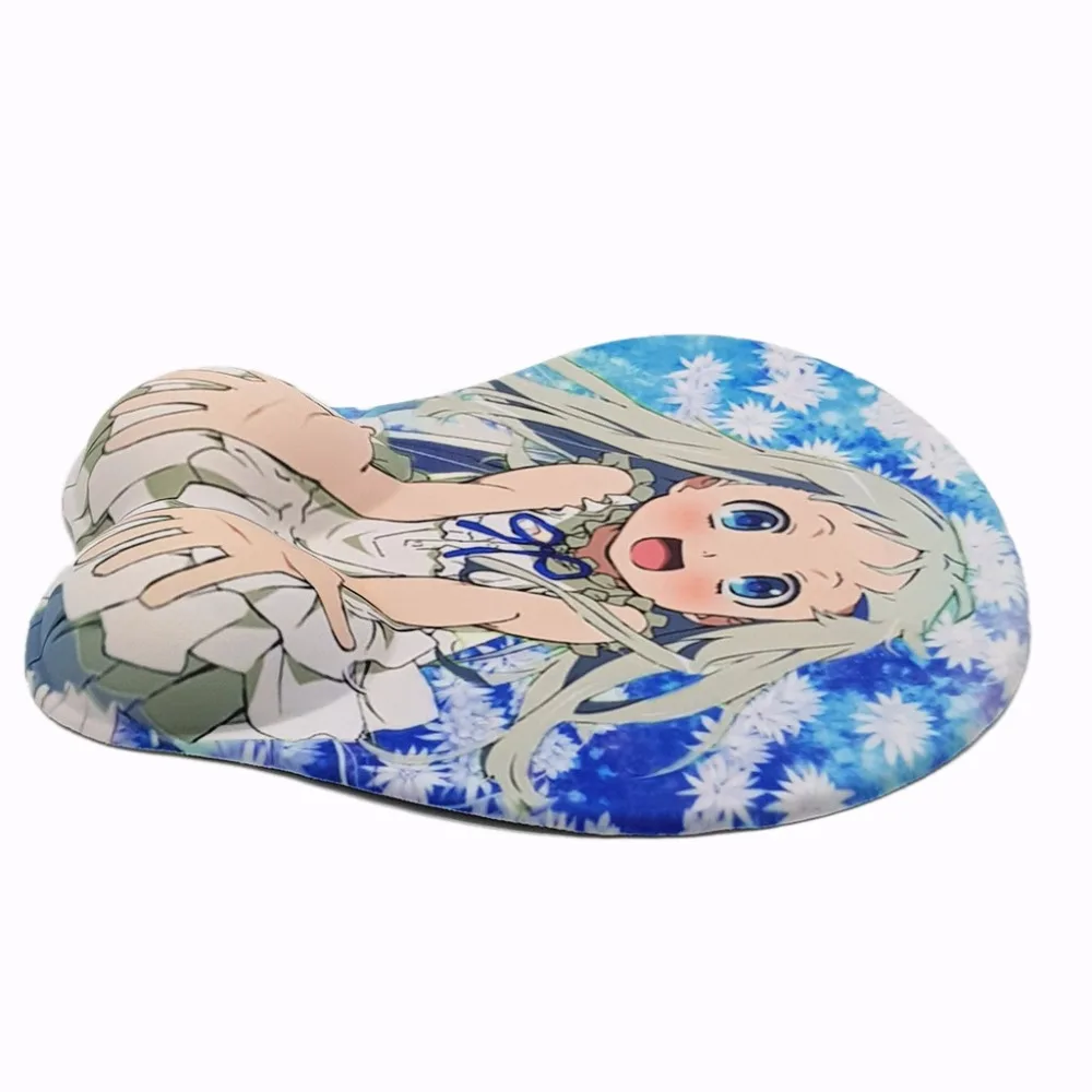 Honma Meiko аниме 3D игровой коврик для мыши упор запястья|wrist rest|mouse pad wrist restgaming mouse |